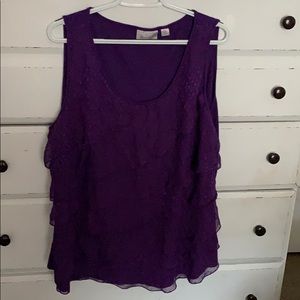 Avenue Ruffled Tank